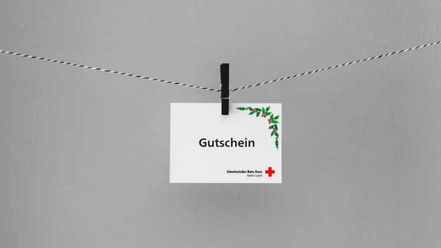 Gutschein für Dienstleistungen beim SRK